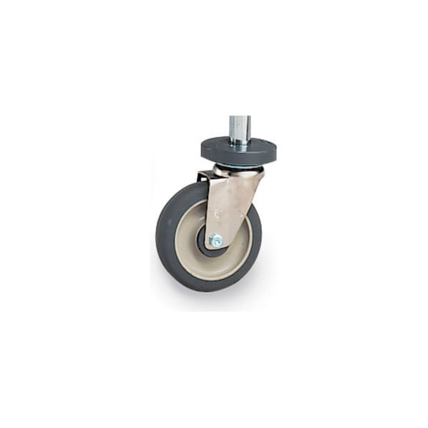 Metro Casters for Wire Shelving - Polyurethane - Rigid with Bumper